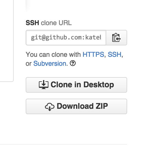 Where to find the git clone URL in GitHub